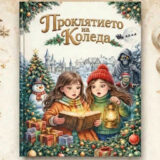 Две третокласнички от Пещера представят книгата си „Проклятието на Коледа“